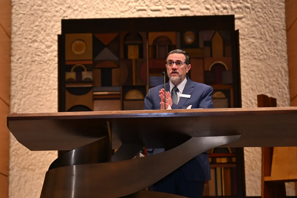 A speaker at the 10th Anniversary celebration
