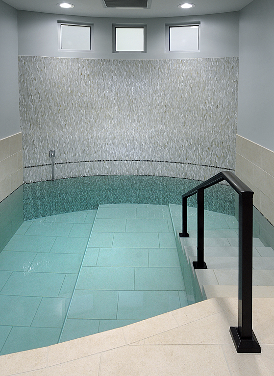 View across the MACoM mikvah pool