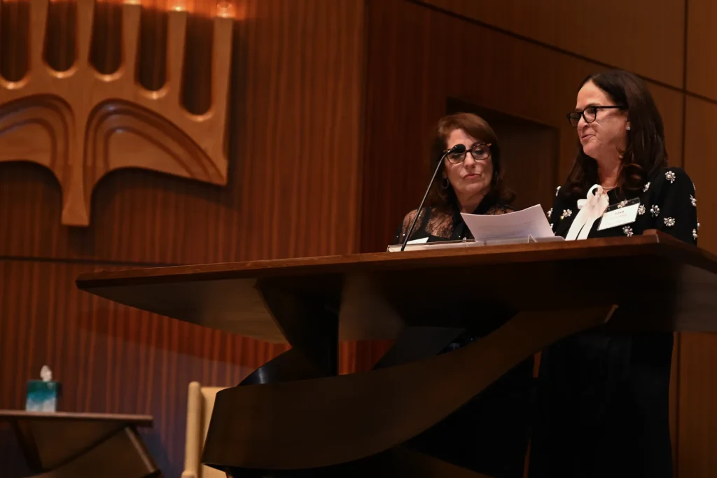 Speakers addressing guests at the 10th Anniversary celebration